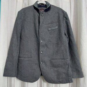 Black Brown 1826 Size Large Gray Suit Jacket Blazer